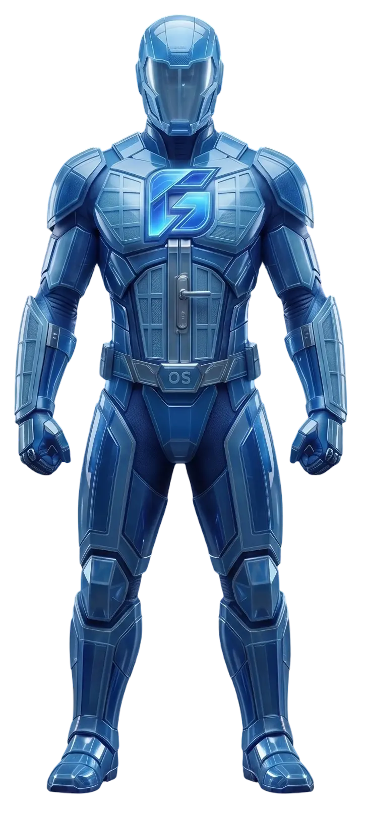Glaze OS mascot character — marketing systems for window and door installers