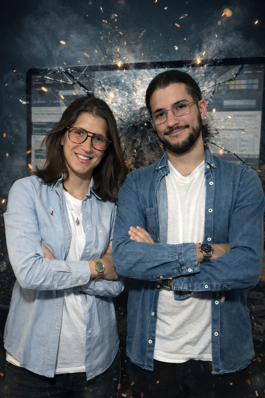 Andrea et Adrien, les fondateurs de Soler Agency