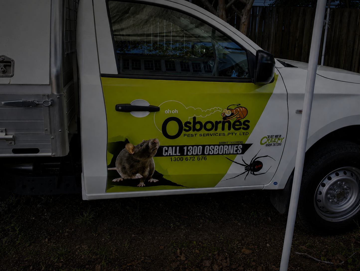 Osborne's Pest Services Truck