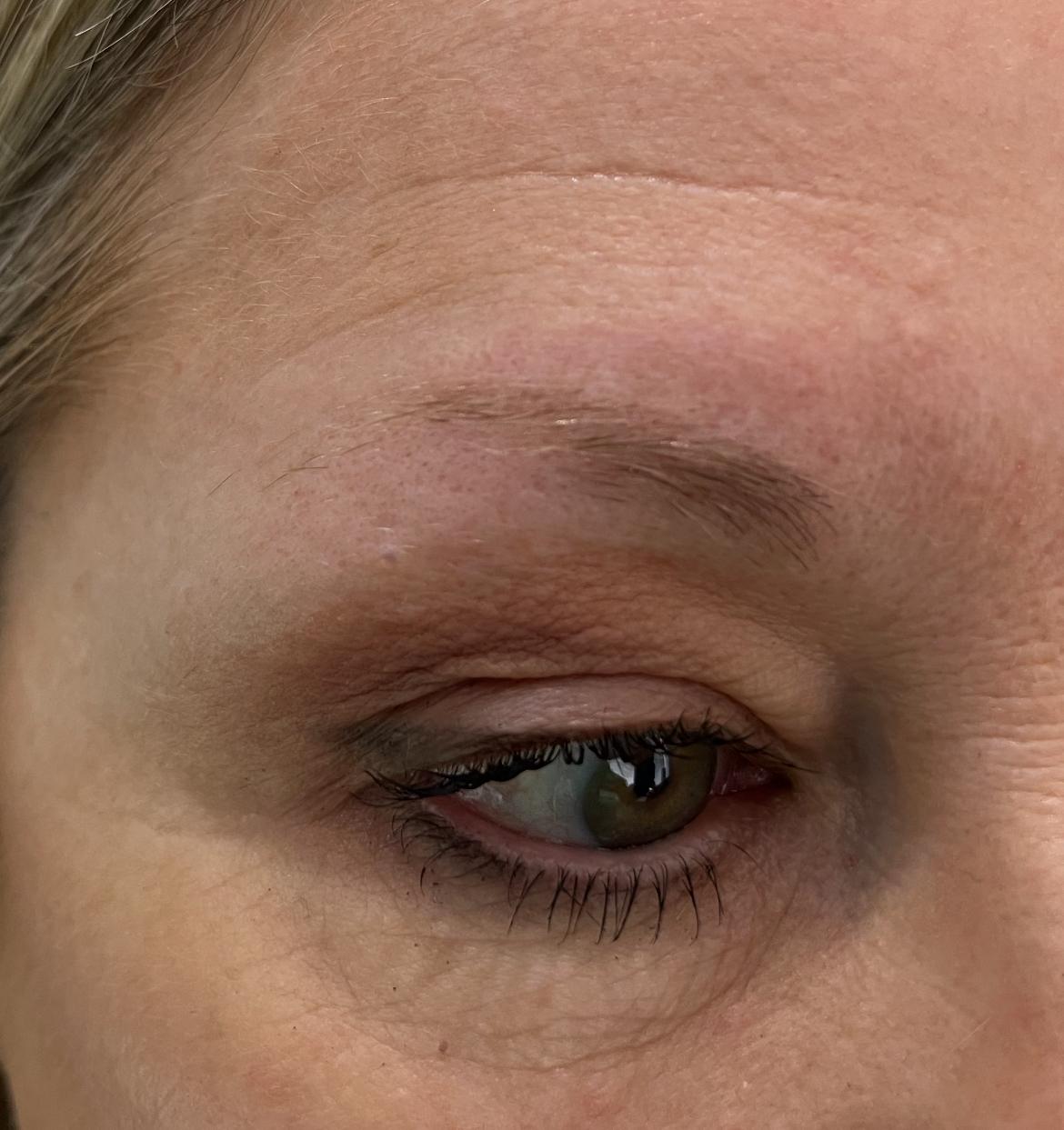 Old Permanent Makeup Before