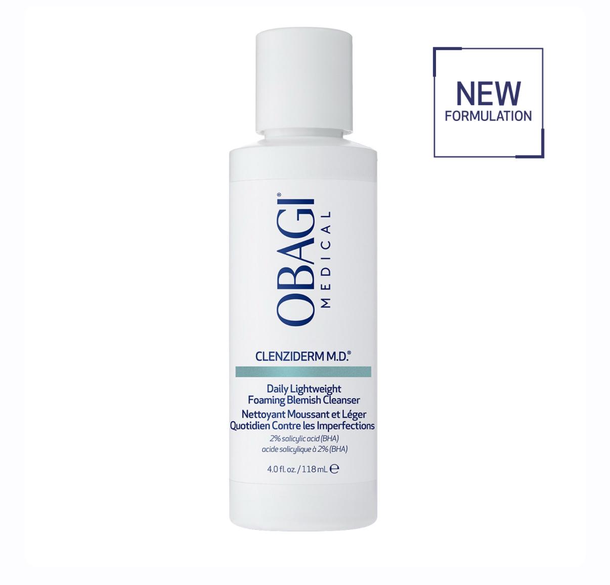 OBAGI CLENZIDERM M.D. DAILY LIGHTWEIGHT FOAMING BLEMISH CLEANSER 118ML
