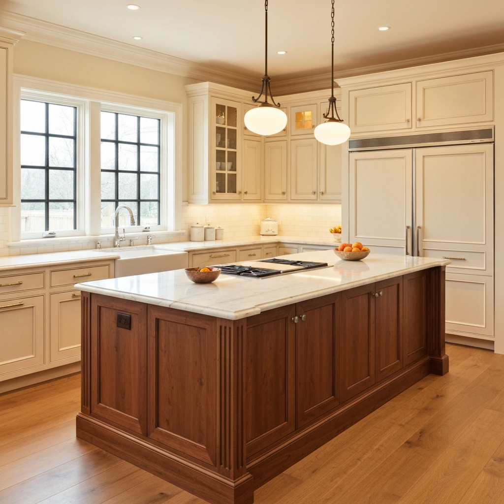 Premium luxury kitchen with custom countertops