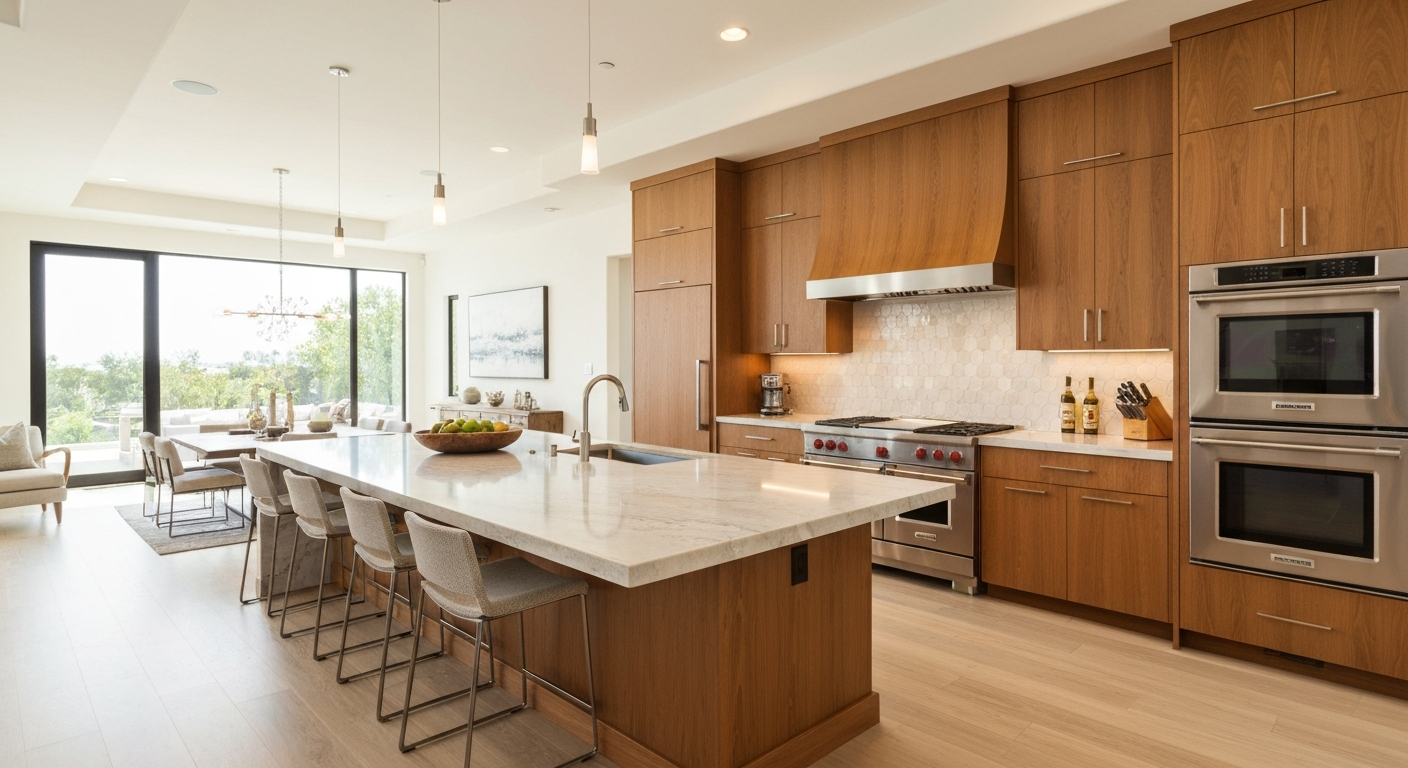 Modern luxury kitchen renovation
