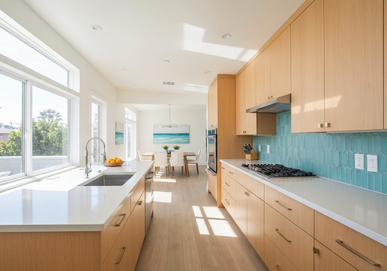 Coastal Kitchen Renovation in Seacliff Huntington Beach