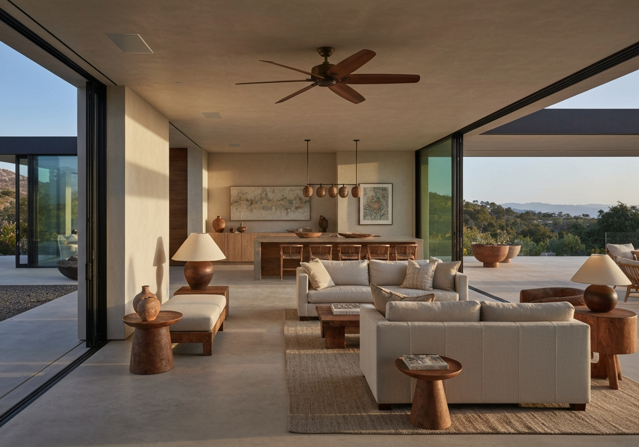 Beautifully designed modern interior showcasing architectural and interior design services in Southern California