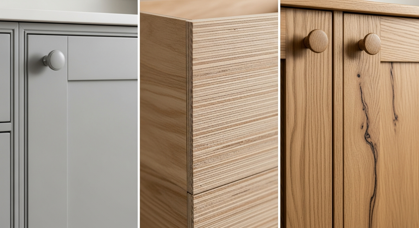 Best Kitchen Cabinet Materials: MDF vs. Plywood vs. Solid Wood (2026 Guide)