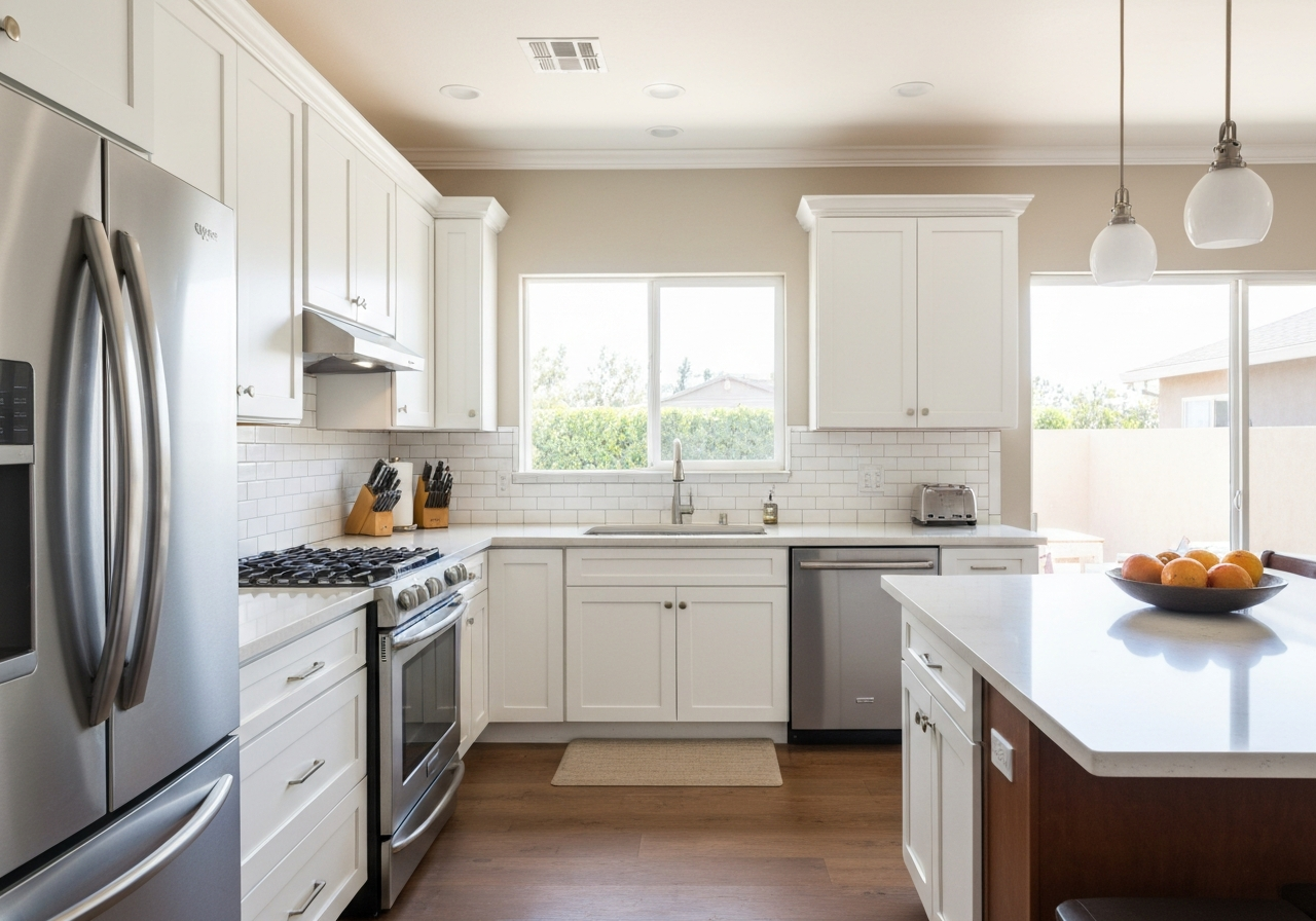 Kitchen remodel in Floral Park Santa Ana historic home
