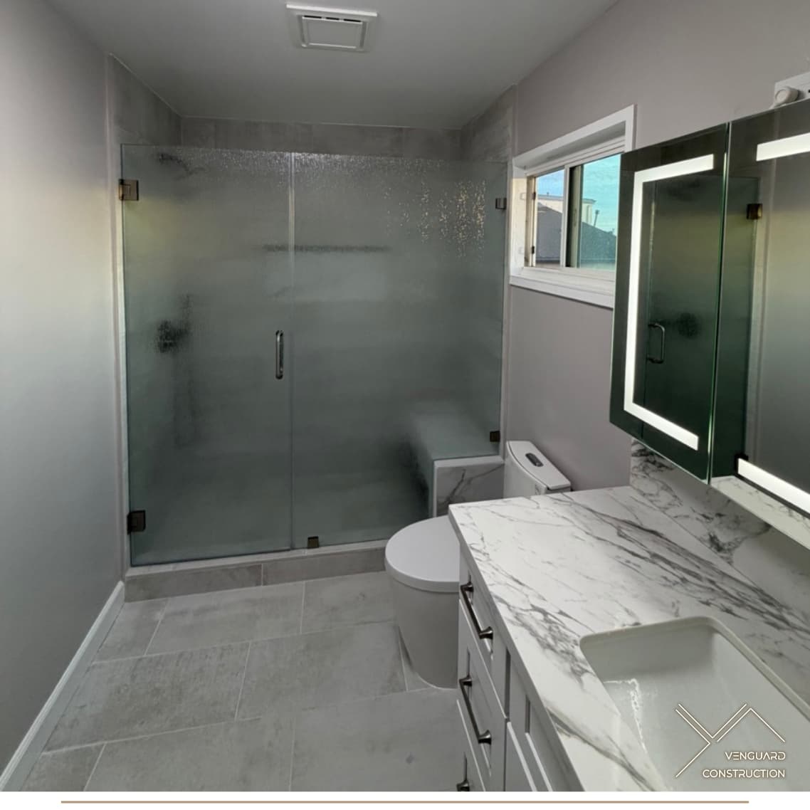 Modern Gray Bathroom