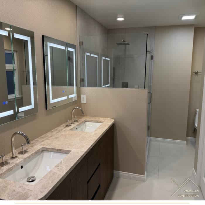 Dual Vanity Bathroom