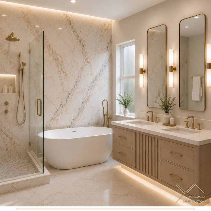 Elegant Marble Bathroom