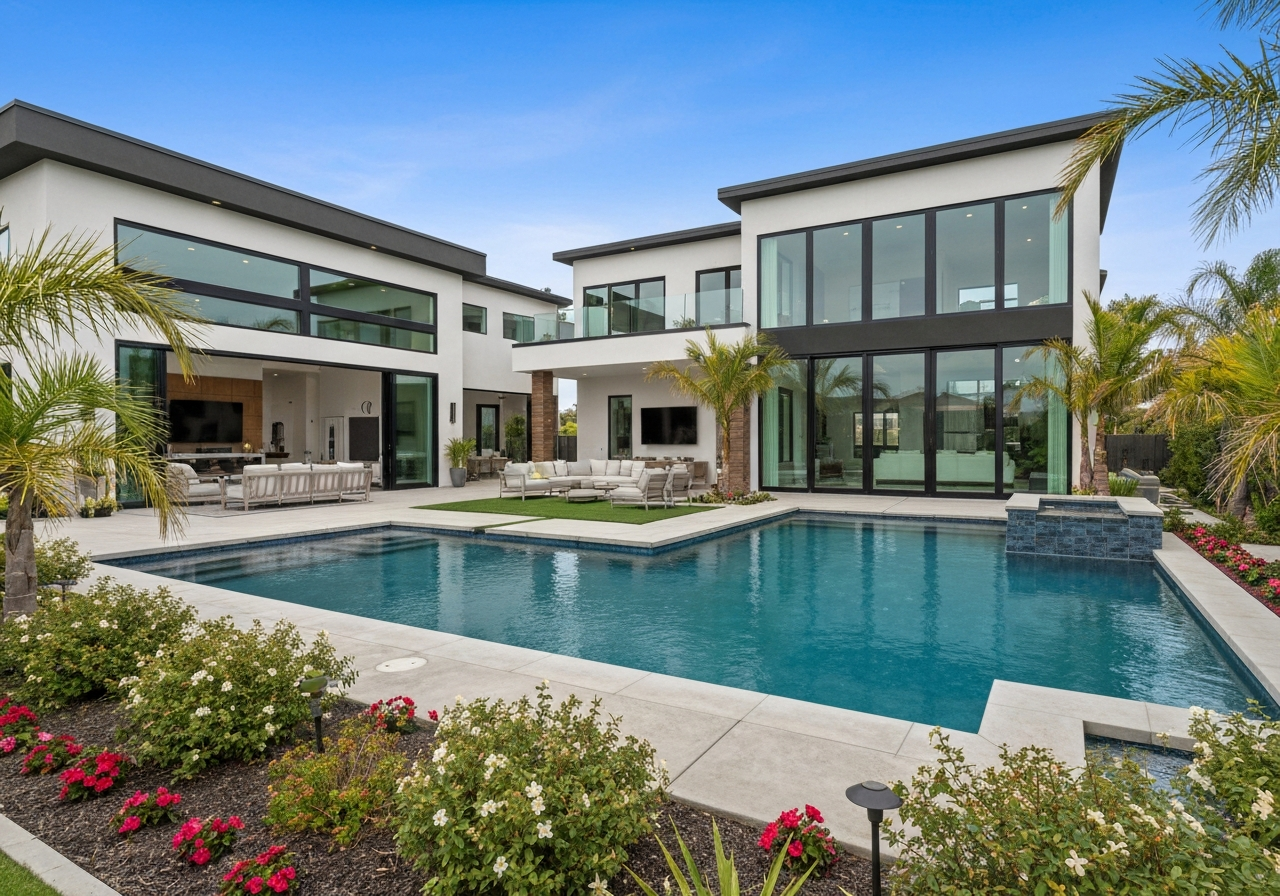 Modern new construction in Rancho Cordova