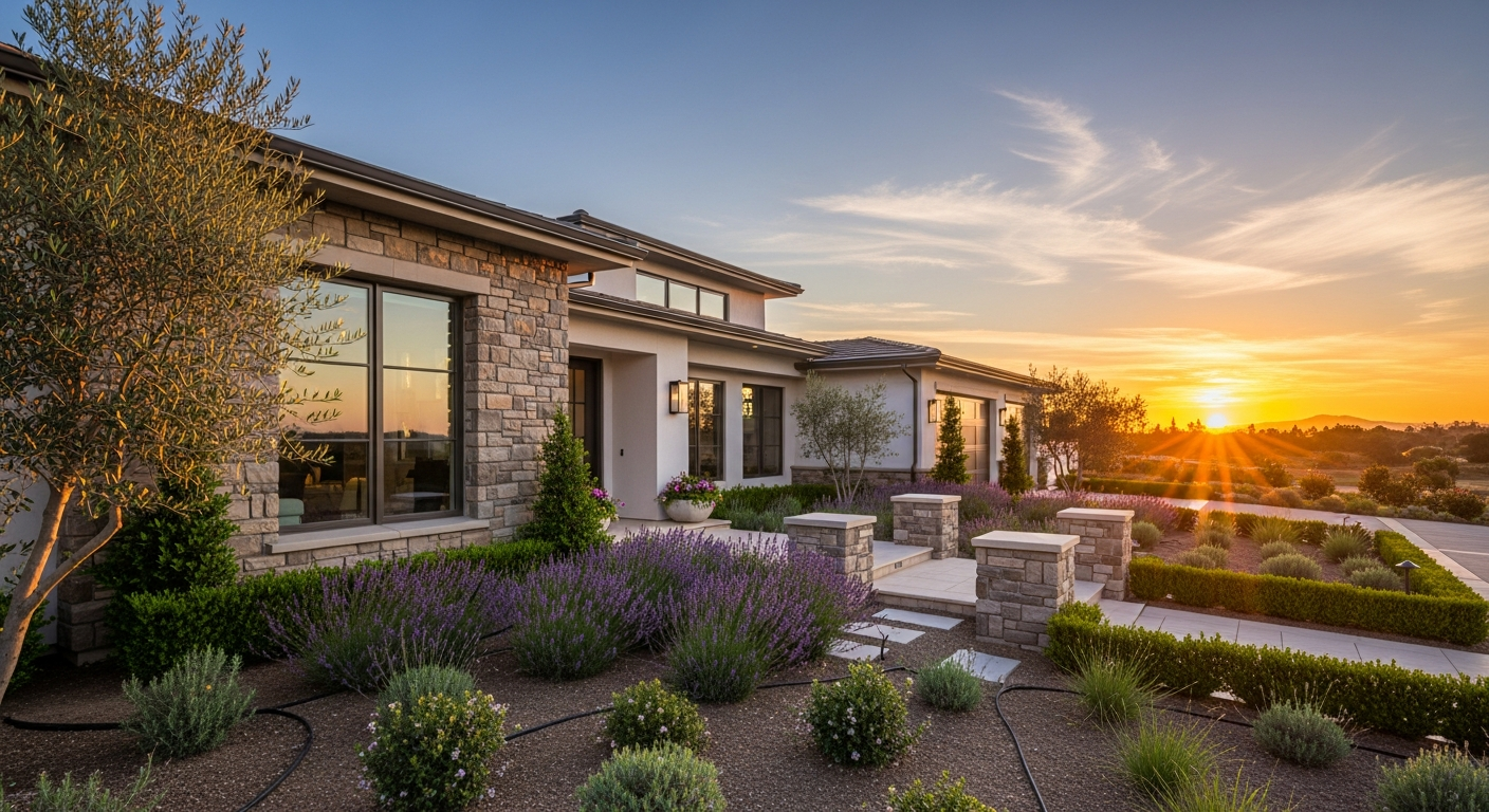Beautiful Northern California home exterior