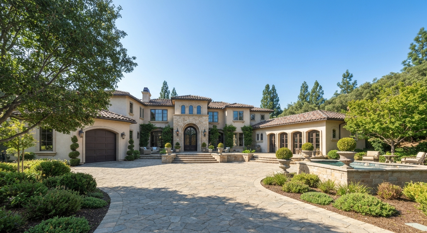 Custom home in Cameron Park foothills