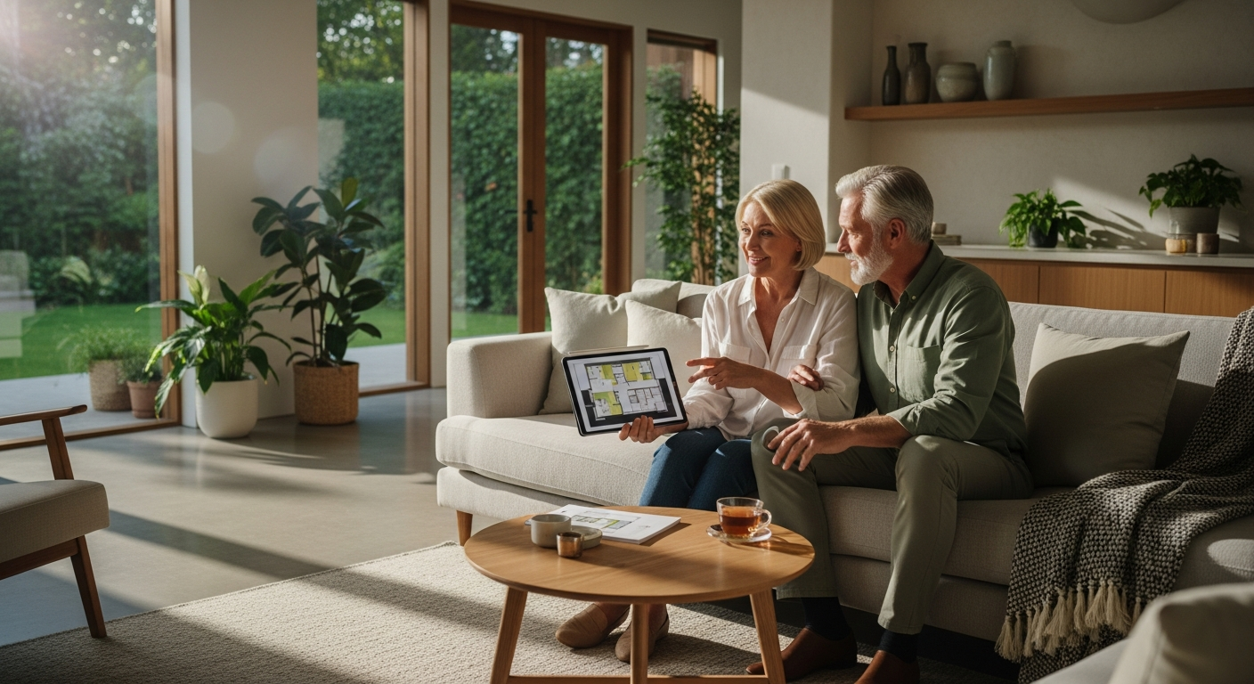 Seniors transitioning into a simpler, more comfortable lifestyle
