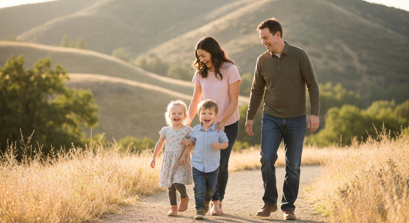 Family enjoying Cameron Park