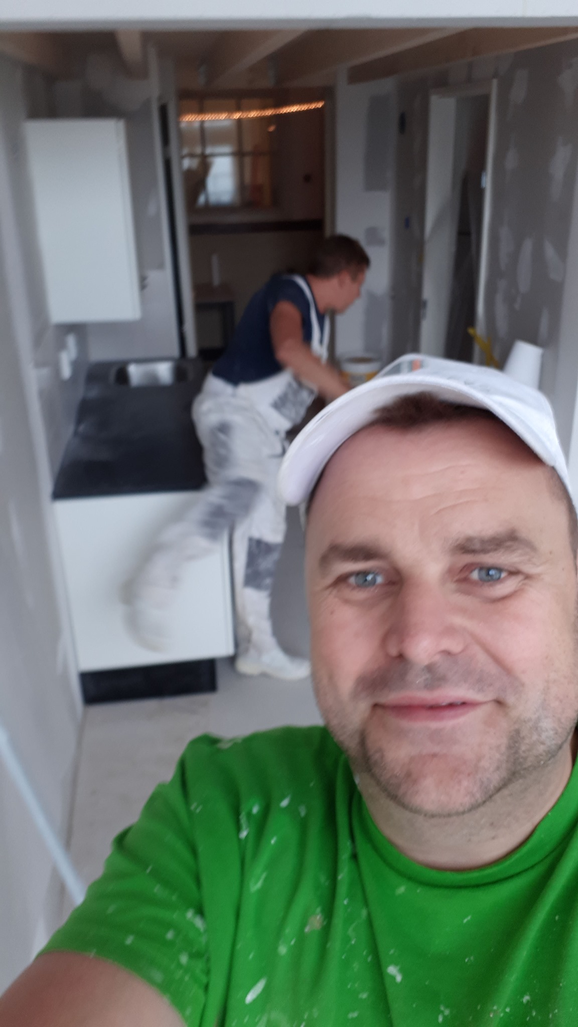 William Keizer aan het werk