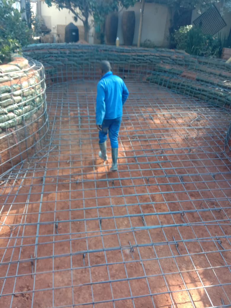 Pool Steel Framework