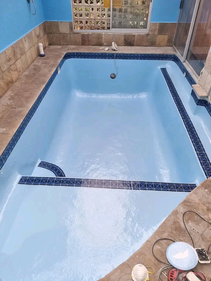 Freshly Resurfaced Pool