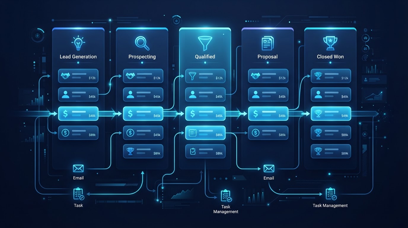 CRM & Workflow Automation — AIHub.au AI solution for Australian businesses