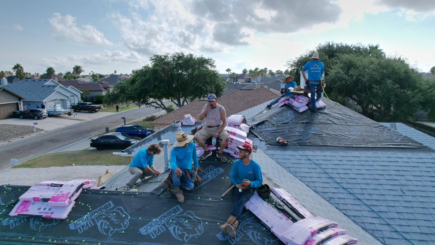 Texas Coast Roofing crew