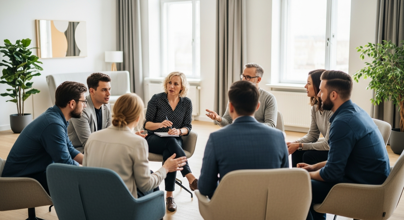 Gruppenarbeit im Stuhlkreis