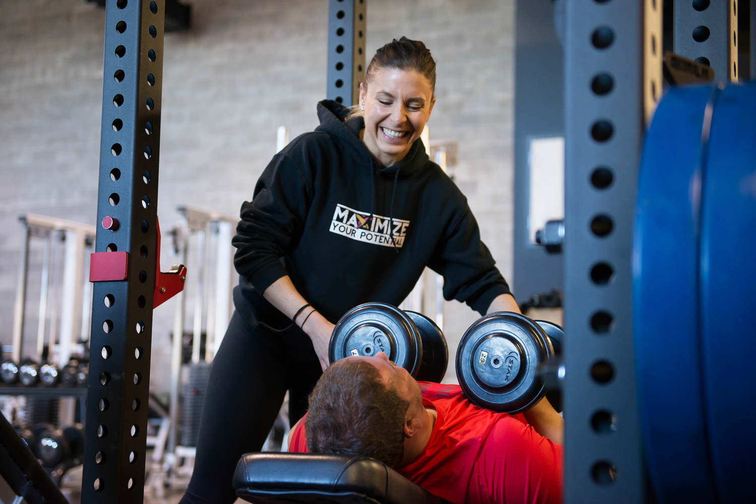 Personal training session at Momentum Performance