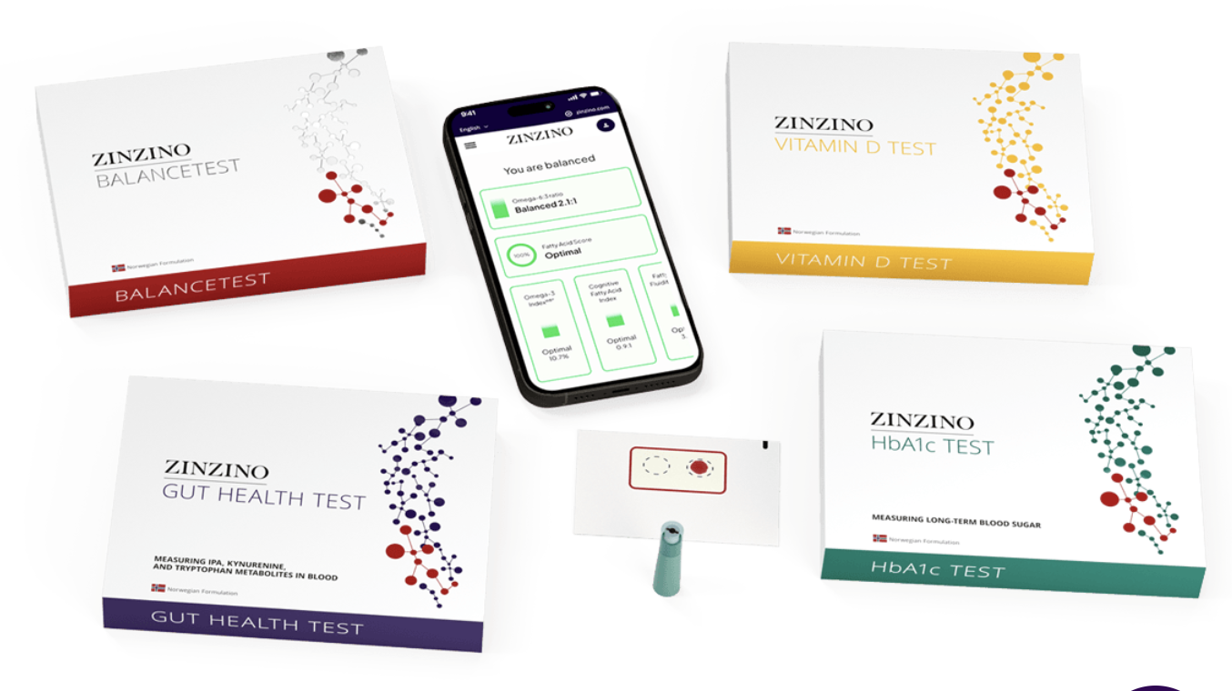 Zinzino BalanceTest - Fettsyrebalans och Omega-3 test