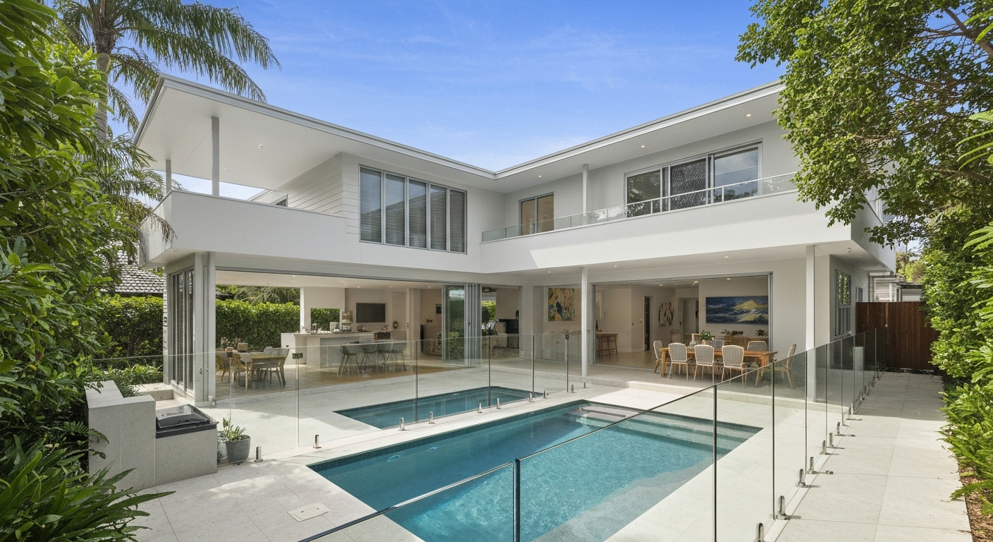Modern Brisbane residential pool