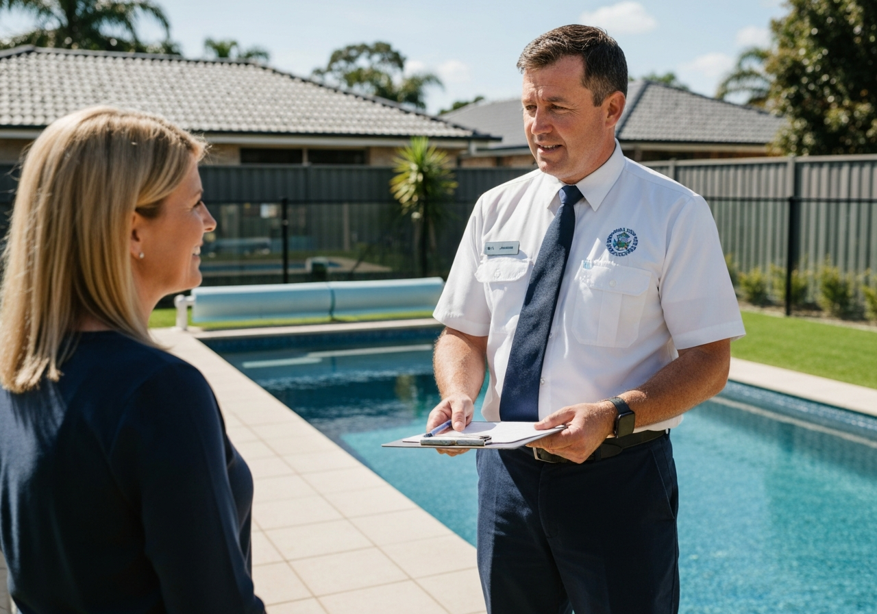 Professional Pool Safe AU inspector