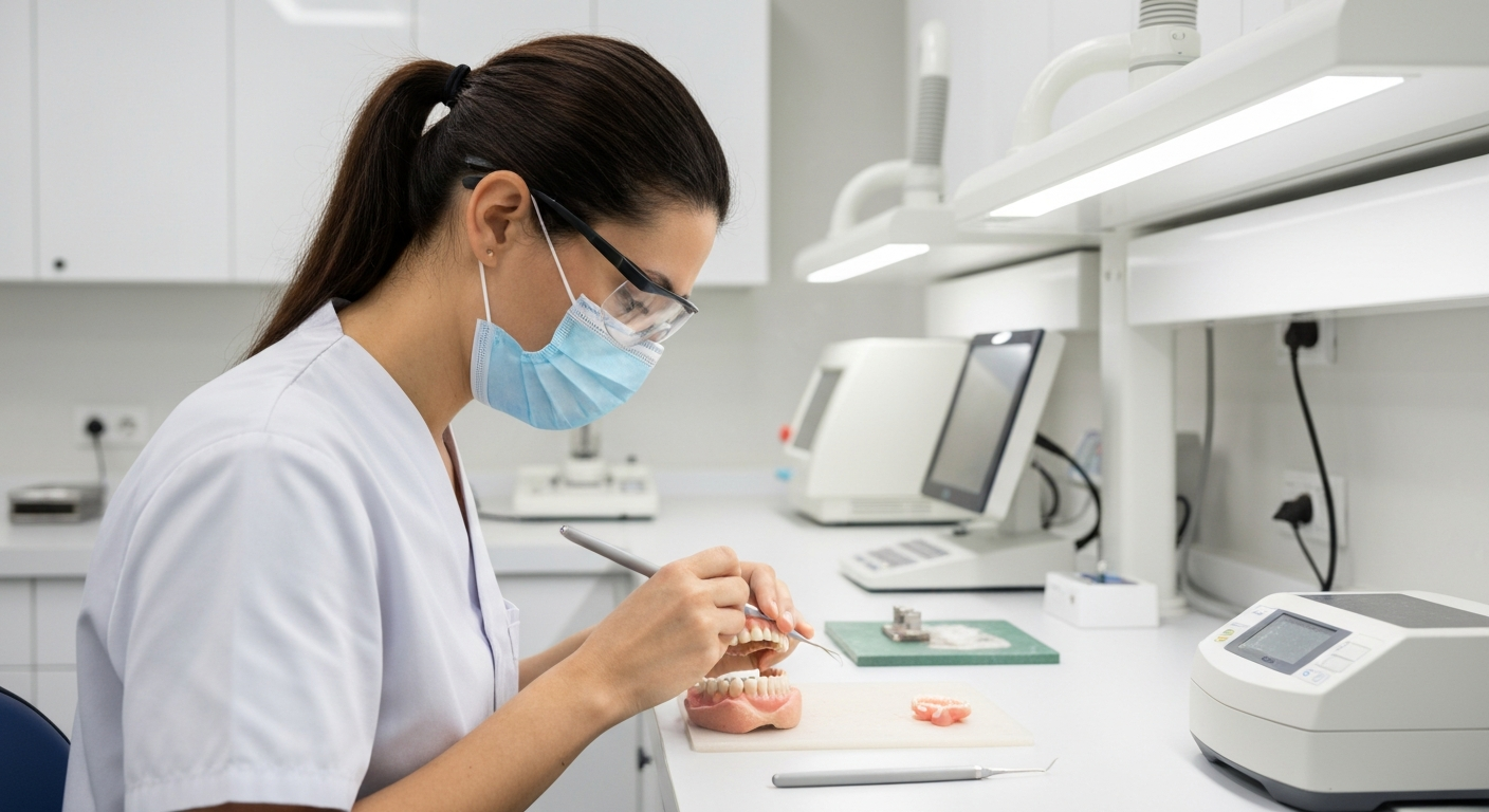 Dental lab background