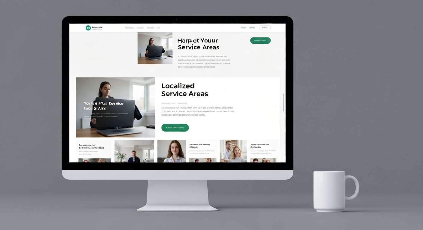 Localized landing page driving Providence SEO search optimization results.
