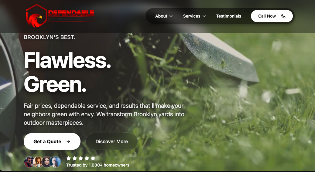 Dependable Lawn Care Template