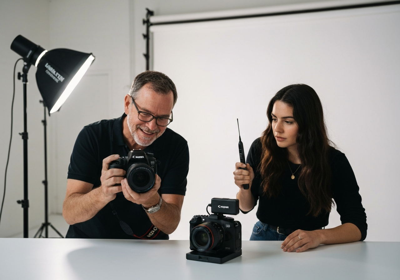 MAVJ behind the scenes content creation