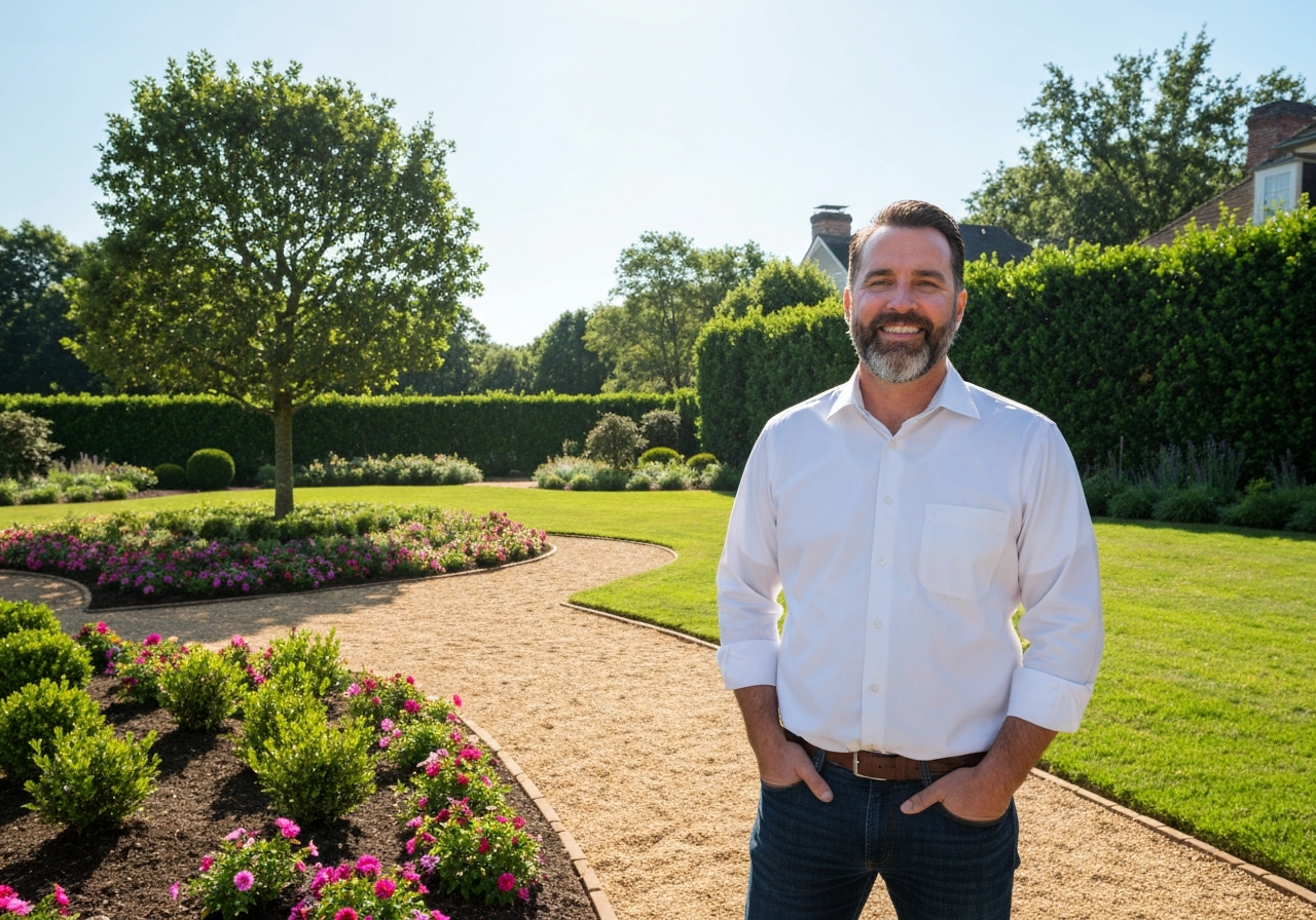 Landscaping business owner