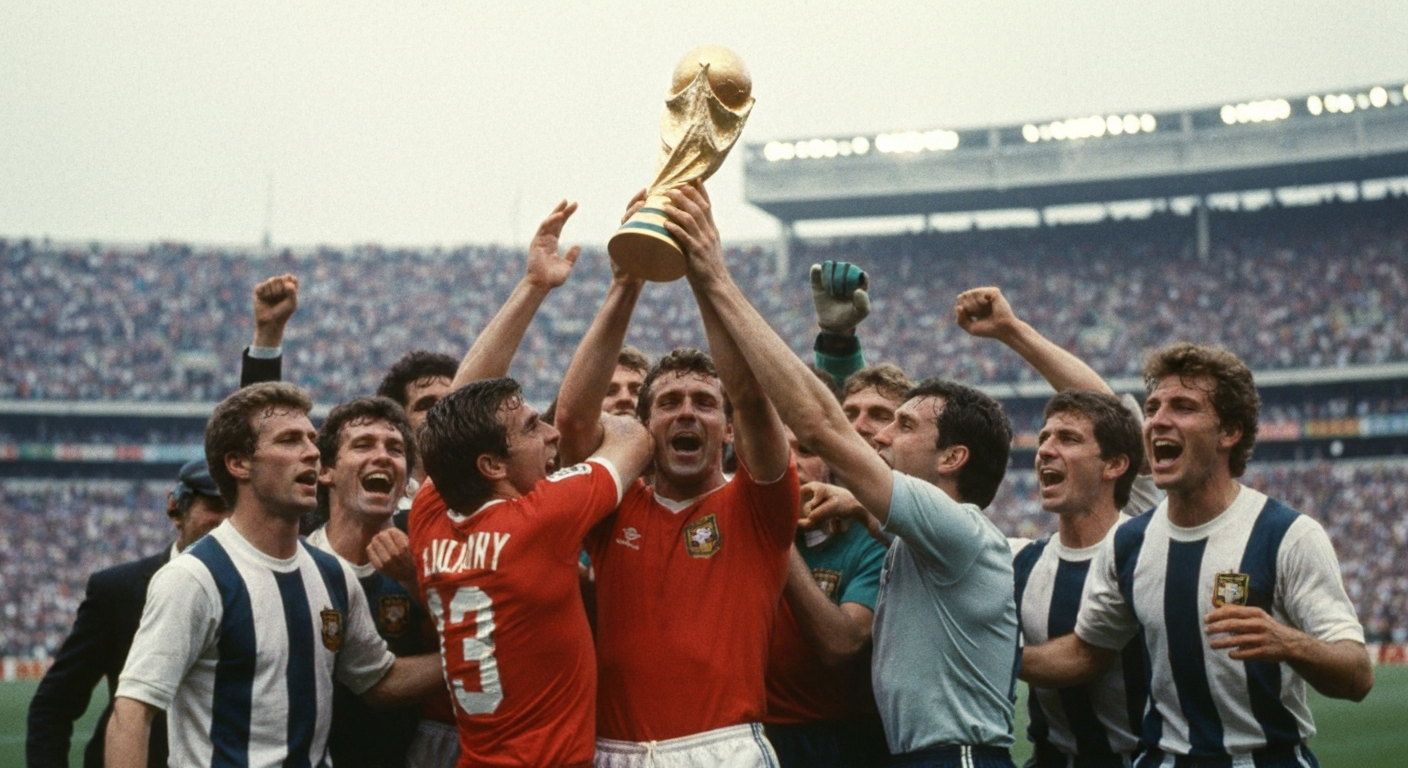 Celebración histórica durante un Mundial de fútbol