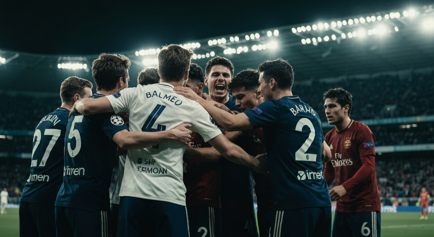 Celebración en una final histórica de fútbol