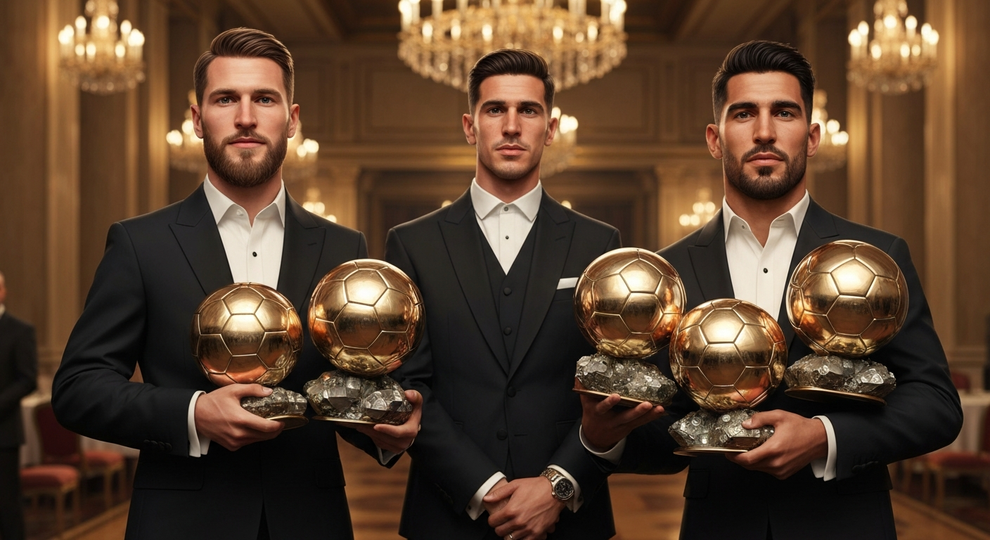 Leyendas del fútbol que ganaron múltiples Balones de Oro
