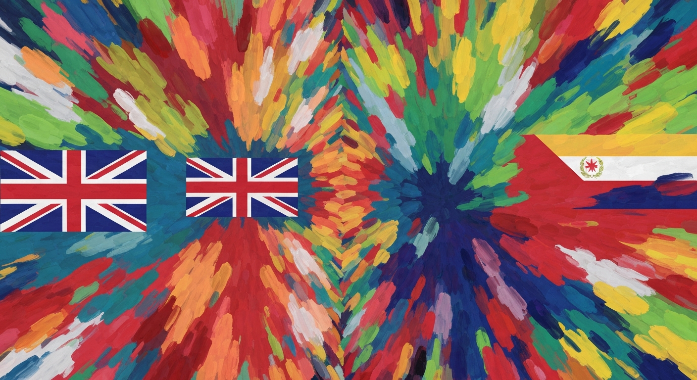 Comparación de los colores más utilizados en las banderas del mundo
