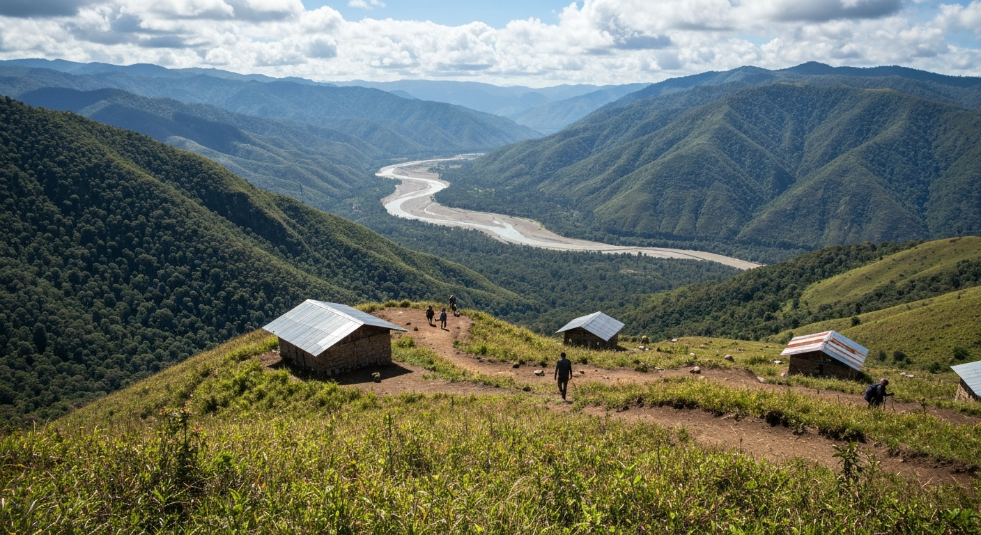 Destino oculto rodeado de naturaleza sin turismo masivo