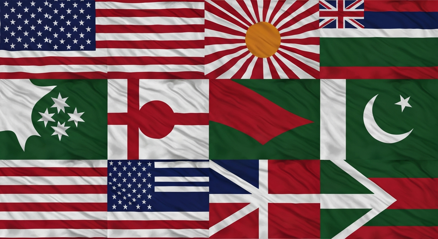 Banderas nacionales famosas y su simbolismo histórico