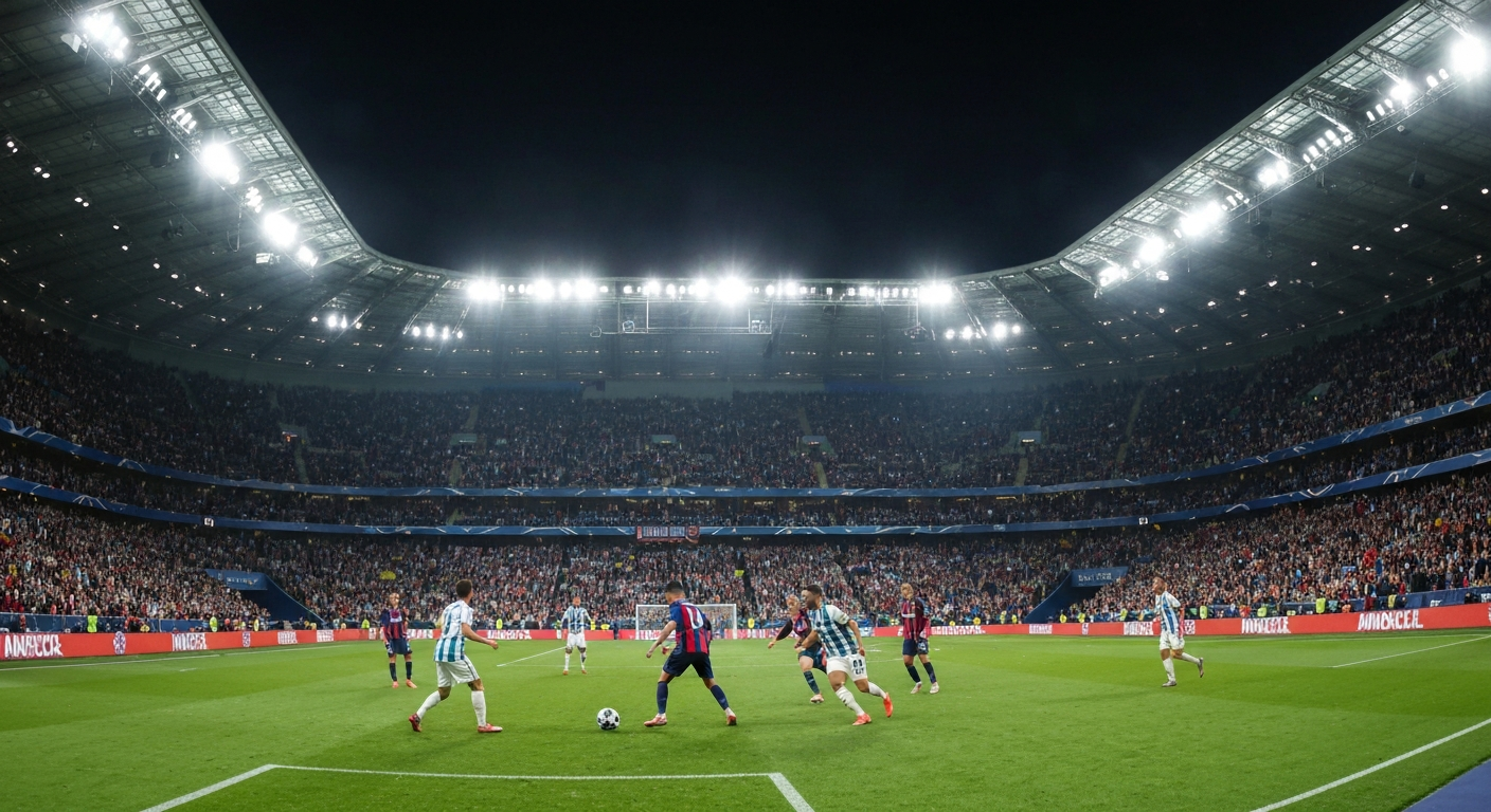 Final moderna de la UEFA Champions League ante miles de espectadores