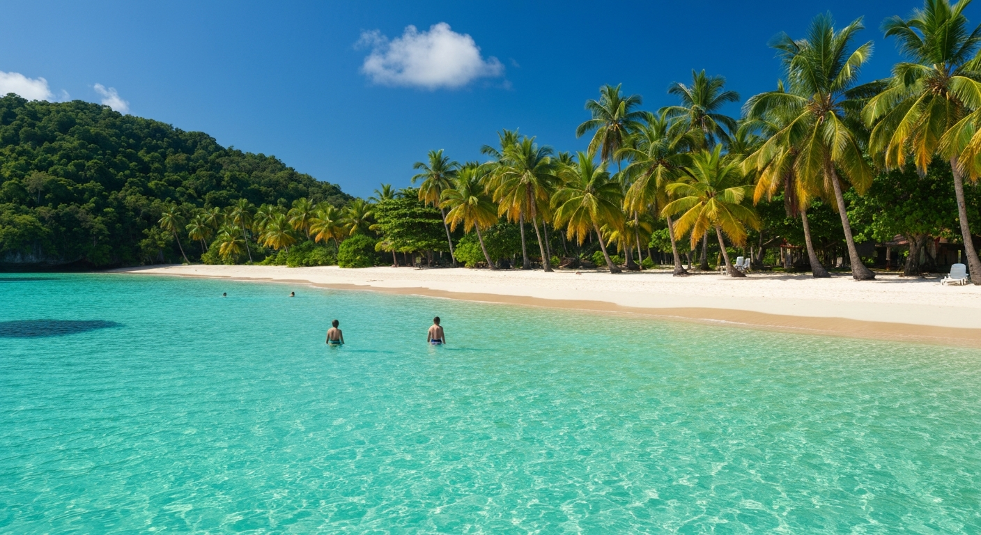 Playa paradisíaca poco conocida lejos del turismo masivo