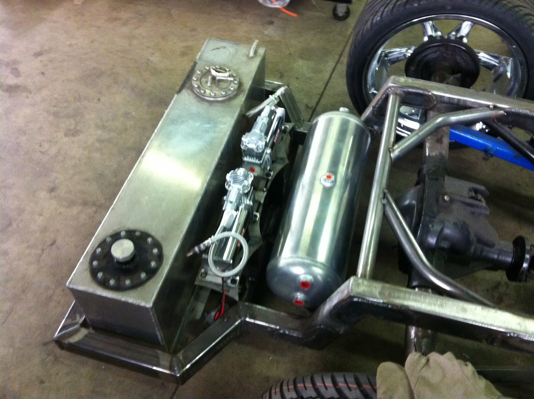 Custom Fuel Cell and Air Setup