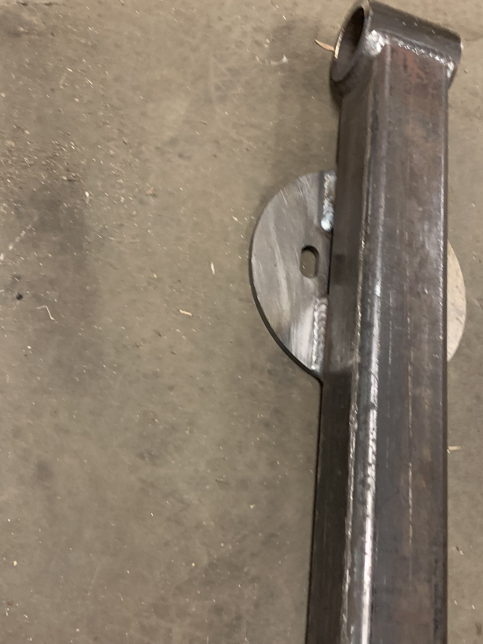 Close-up of glowing welding torch