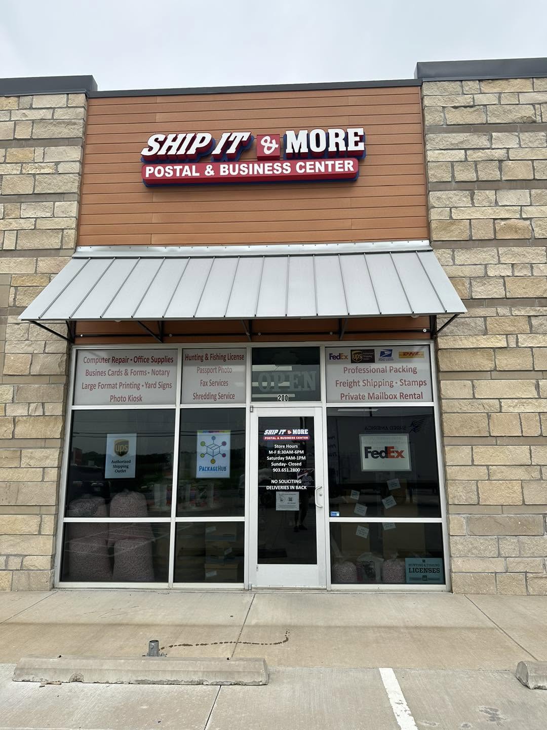 Ship It & More Gunter storefront