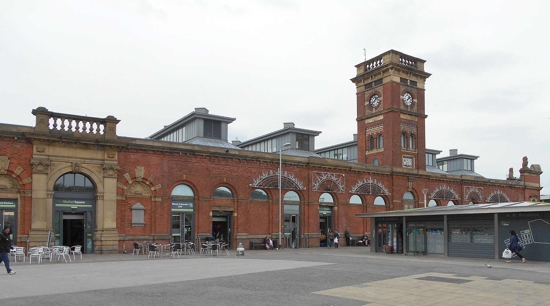 Ashton-under-Lyne town centre in Tameside