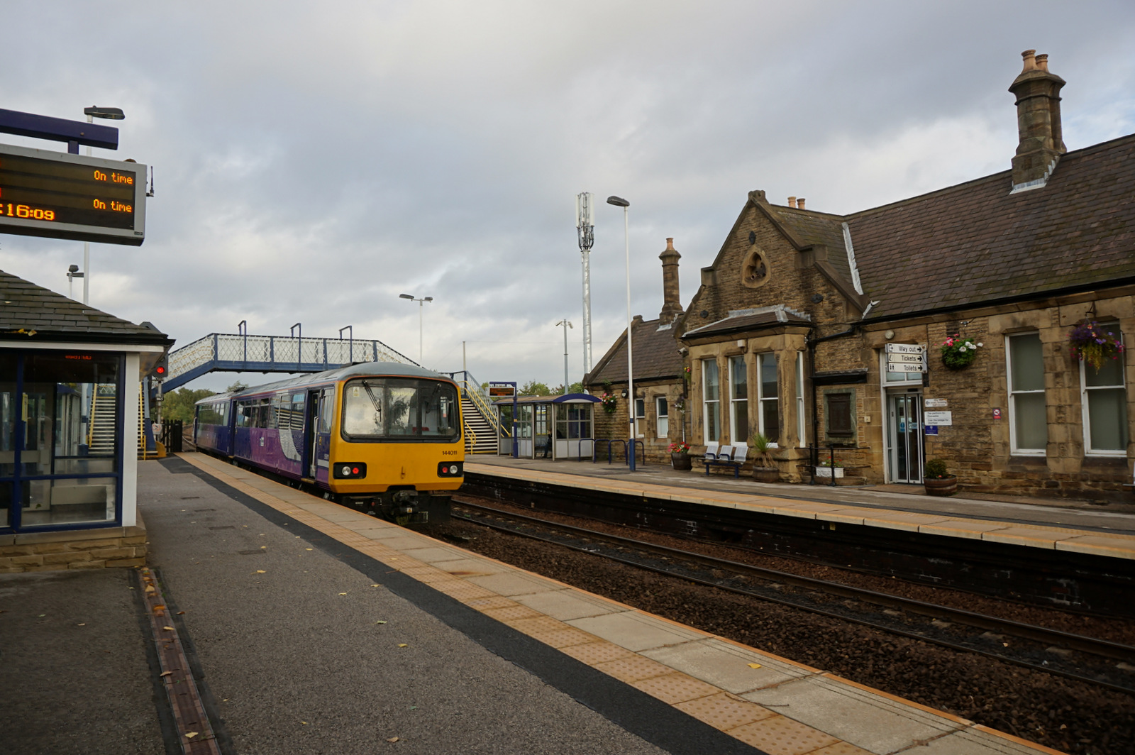 Mexborough railway station in South Yorkshire