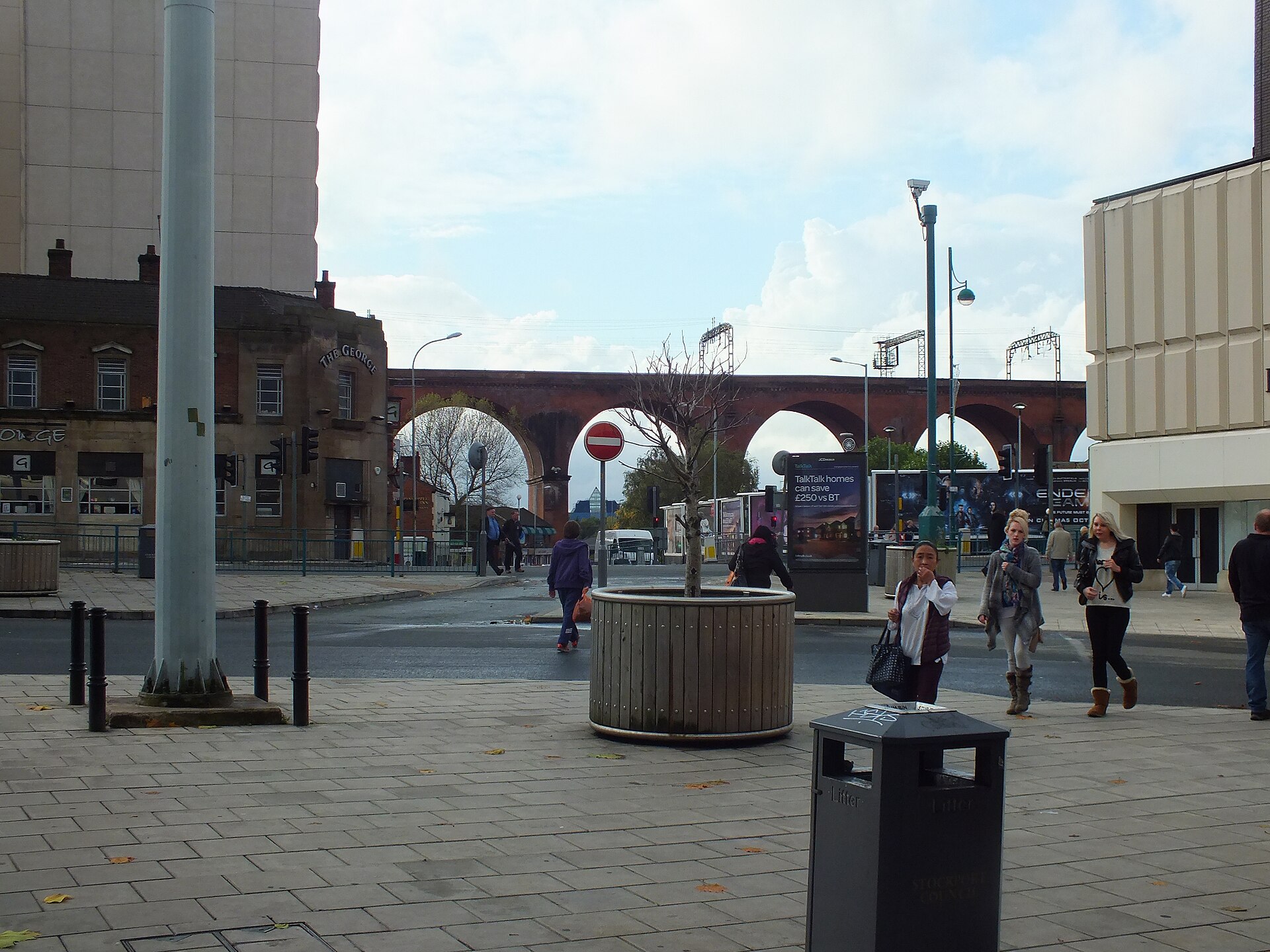 Stockport Viaduct over the town centre