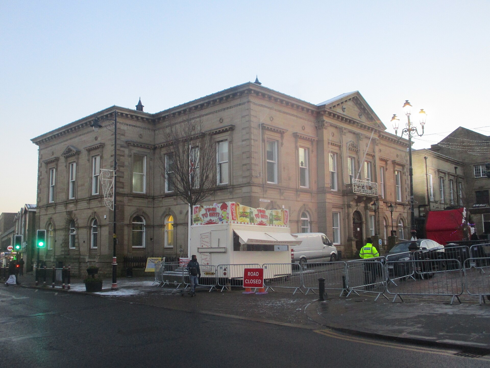 Batley Town Hall in West Yorkshire