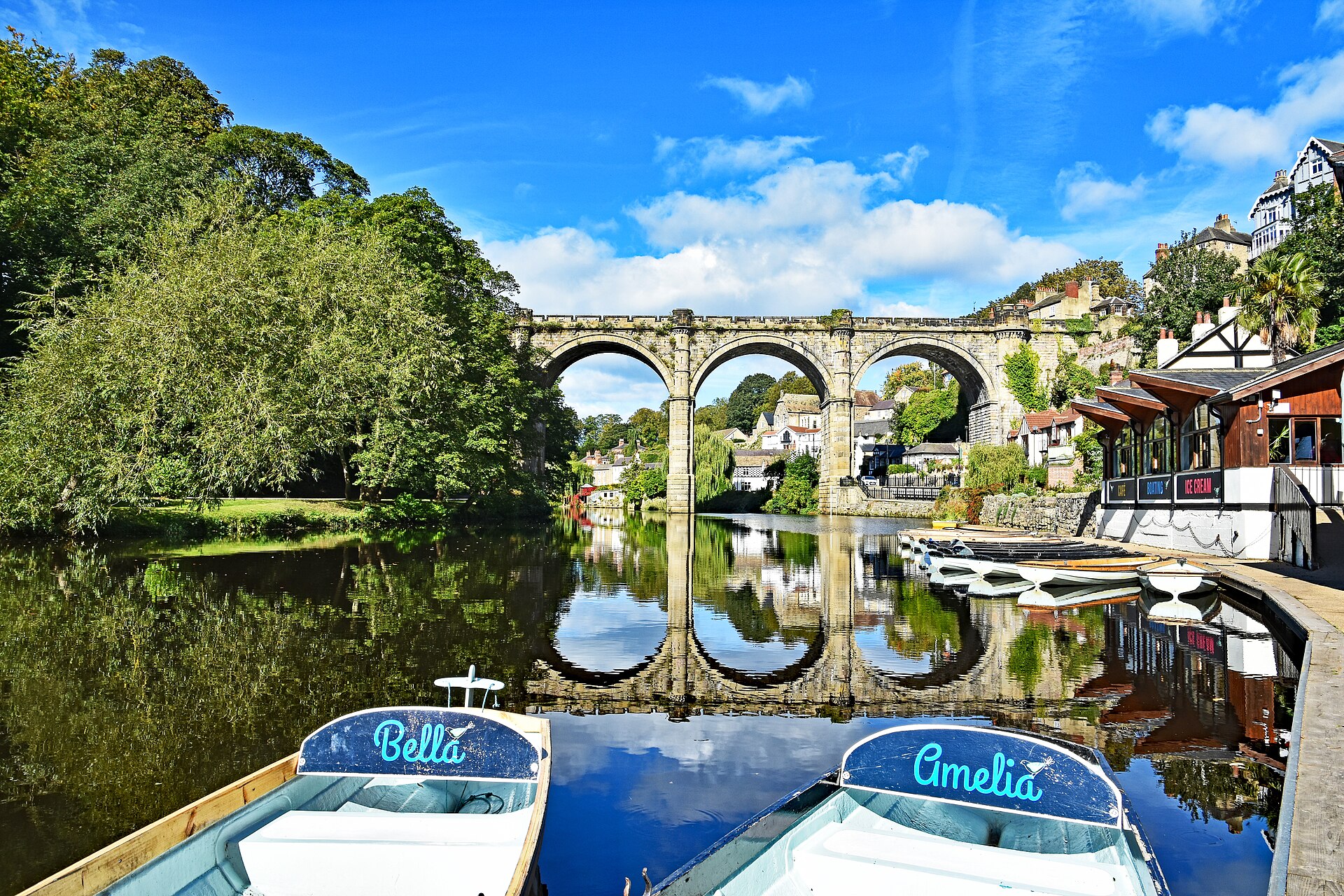 Knaresborough Viaduct over the River Nidd